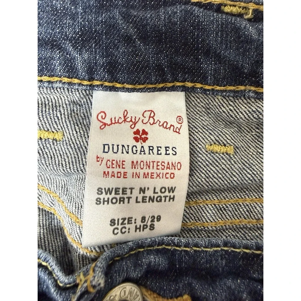 Lucky Brand Sweet N Low Short Length Women's Blue‎ Jeans Size 8 Y2K